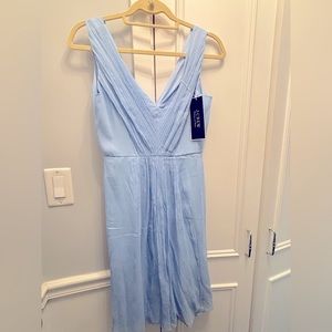 JCrew silk chiffon dress in light blue Size 0P